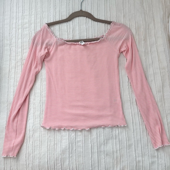 Me to We Pacsun Long Sleeve Off Shoulder Top Sz. S - Picture 2 of 4